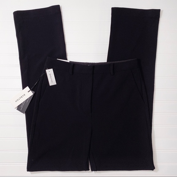 Babaton Aritzia Black Noir Gaudi Trouser Pants - Picture 2 of 11